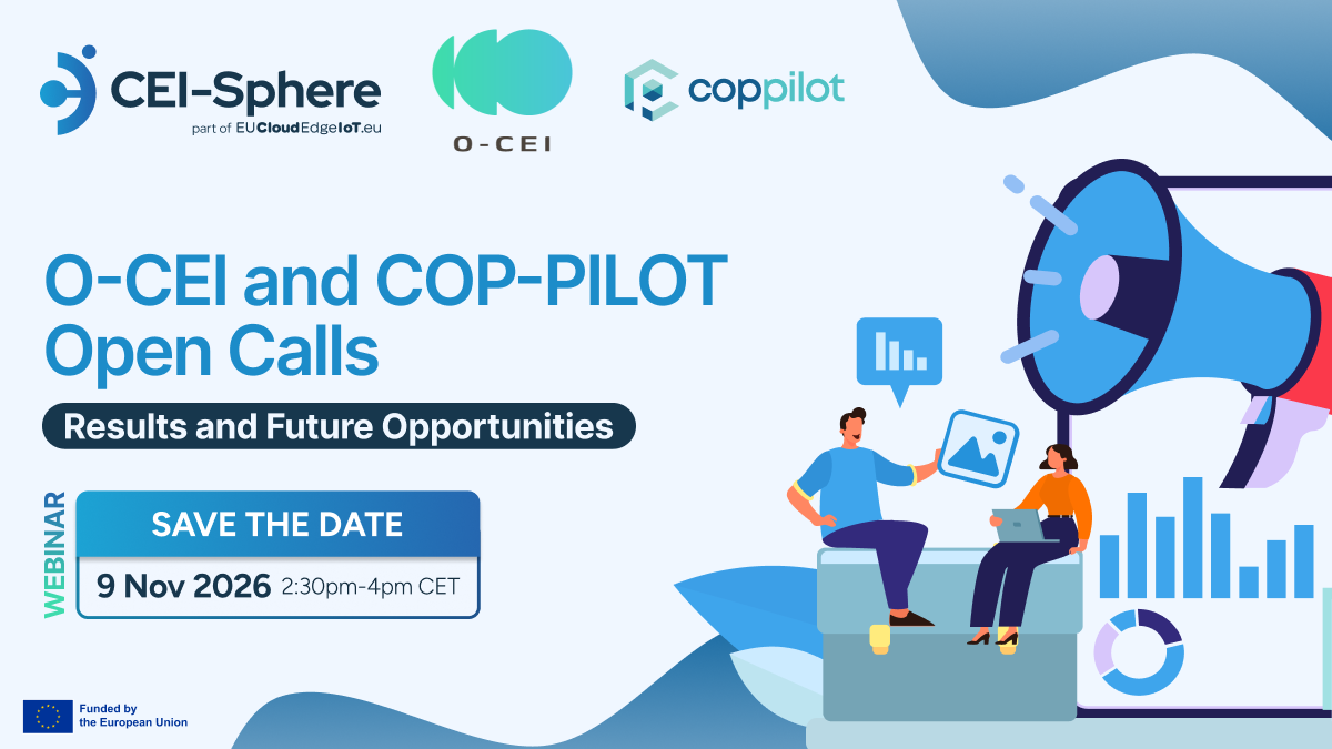 Banner of the CEI-Sphere Webinar on open calls
