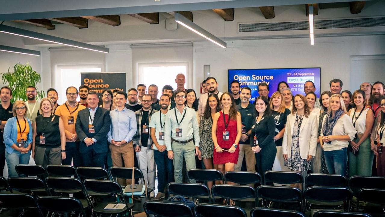 group photo at the event