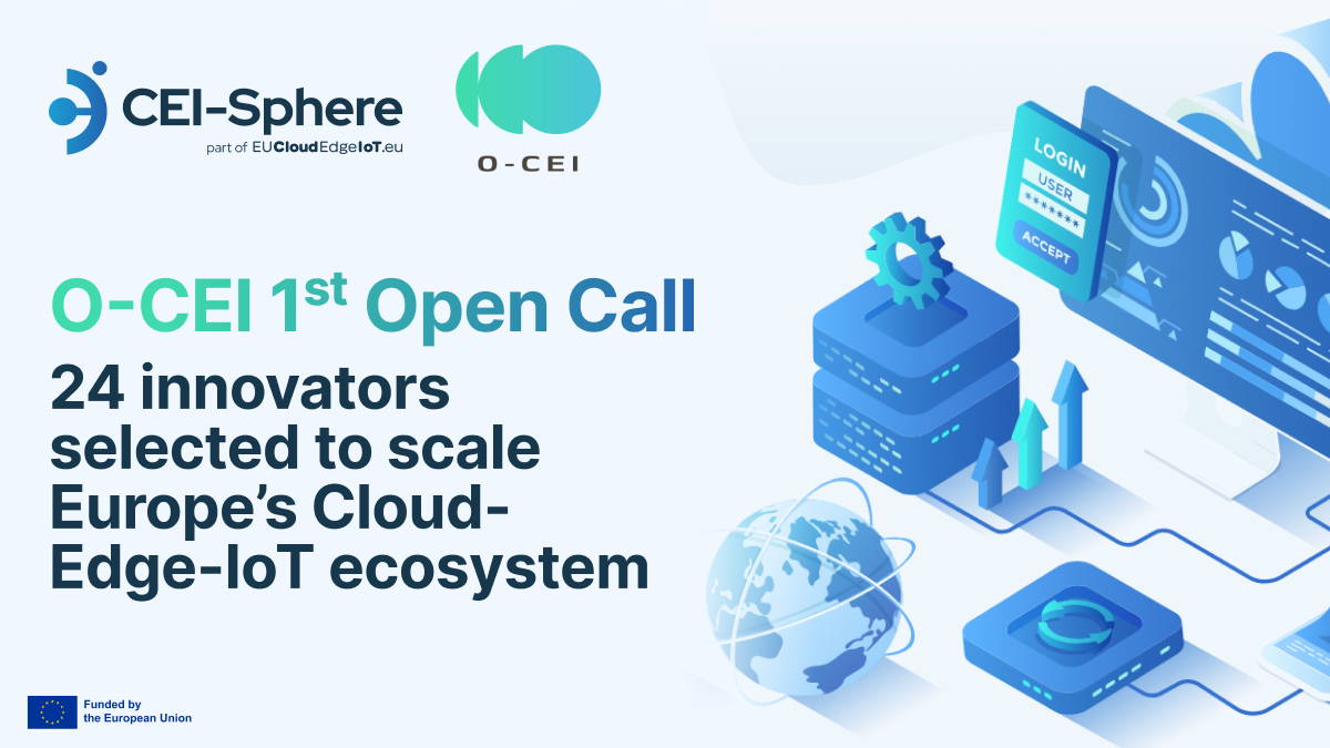 Banner for the O-CEI open call winners news