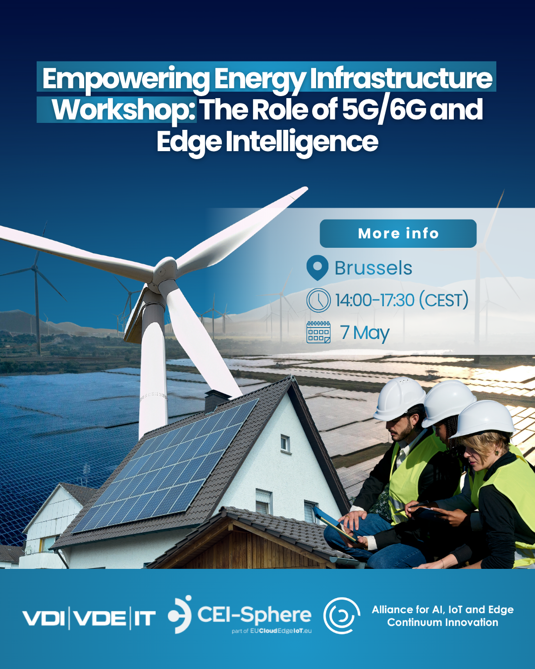 Banner of the energy sphere launch